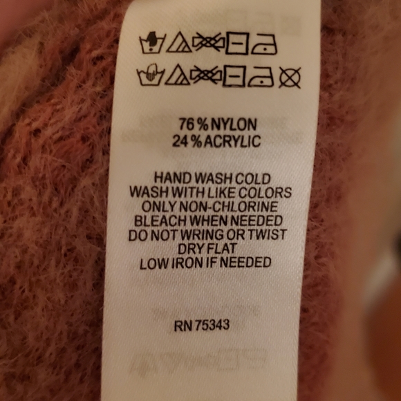 Super Soft Fuzzy Sincerely Jules brown and red argyle pattern sweater vest - Picture 5 of 5